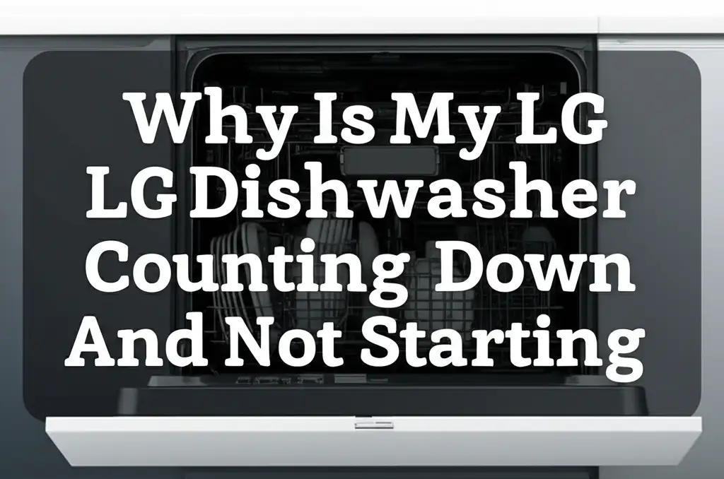 Why Is My Lg Dishwasher Counting Down And Not Starting