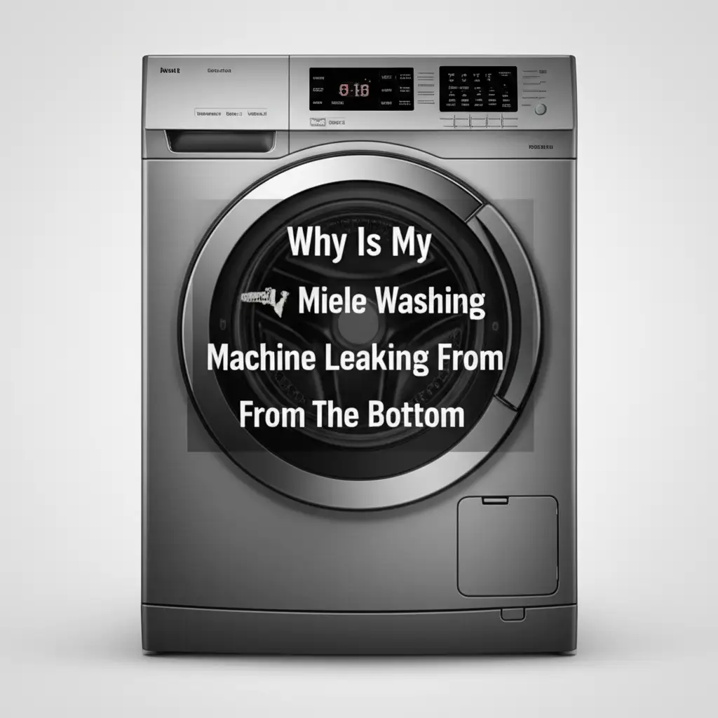 Is your Miele washing machine leaking from the bottom? Discover common reasons like drain pump issues, hose problems, or tub cracks and how to fix them.