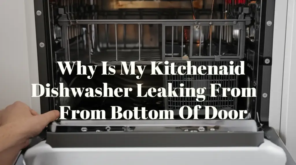 Why Is My Kitchenaid Dishwasher Leaking From Bottom Of Door