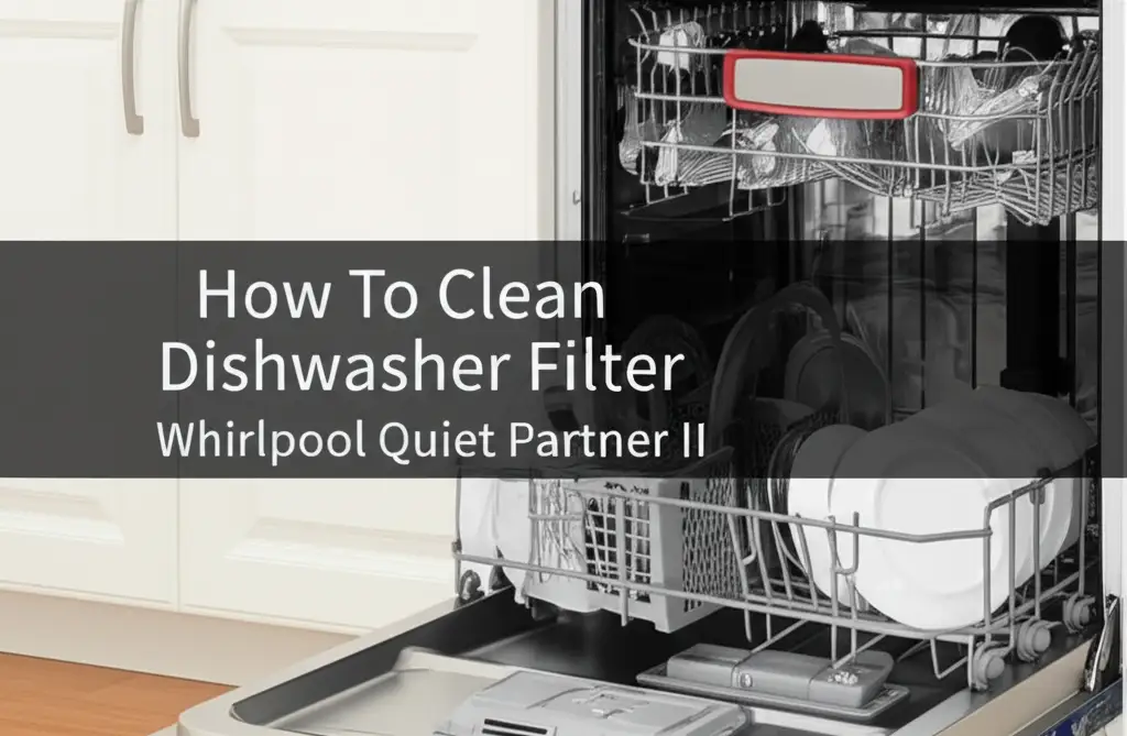 How To Clean Dishwasher Filter Whirlpool Quiet Partner Ii