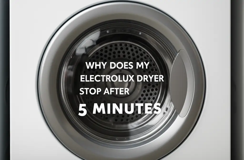 Why Does My Electrolux Dryer Stop After 5 Minutes