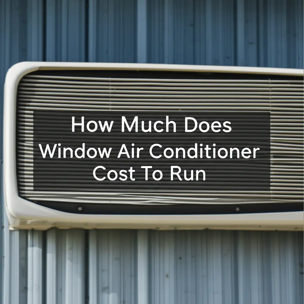 How Much Does Window Air Conditioner Cost To Run