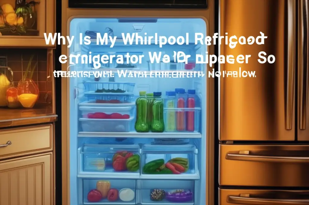 Why Is My Whirlpool Refrigerator Water Dispenser So Slow