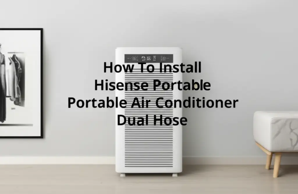 How To Install Hisense Portable Air Conditioner Dual Hose