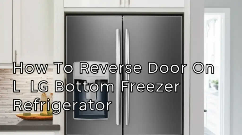 How To Reverse Door On Lg Bottom Freezer Refrigerator