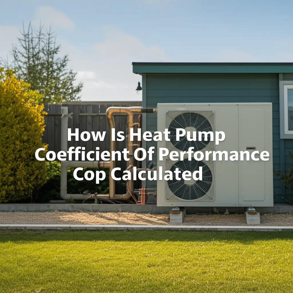 How Is Heat Pump Coefficient Of Performance Cop Calculated