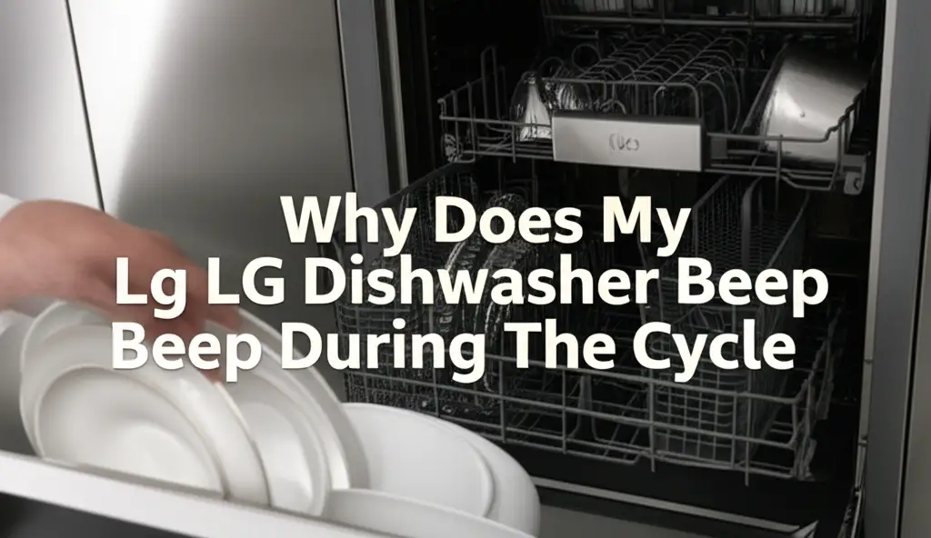 Why Does My Lg Dishwasher Beep During The Cycle