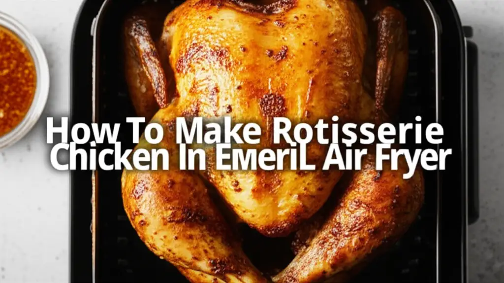 How To Make Rotisserie Chicken In Emeril Air Fryer
