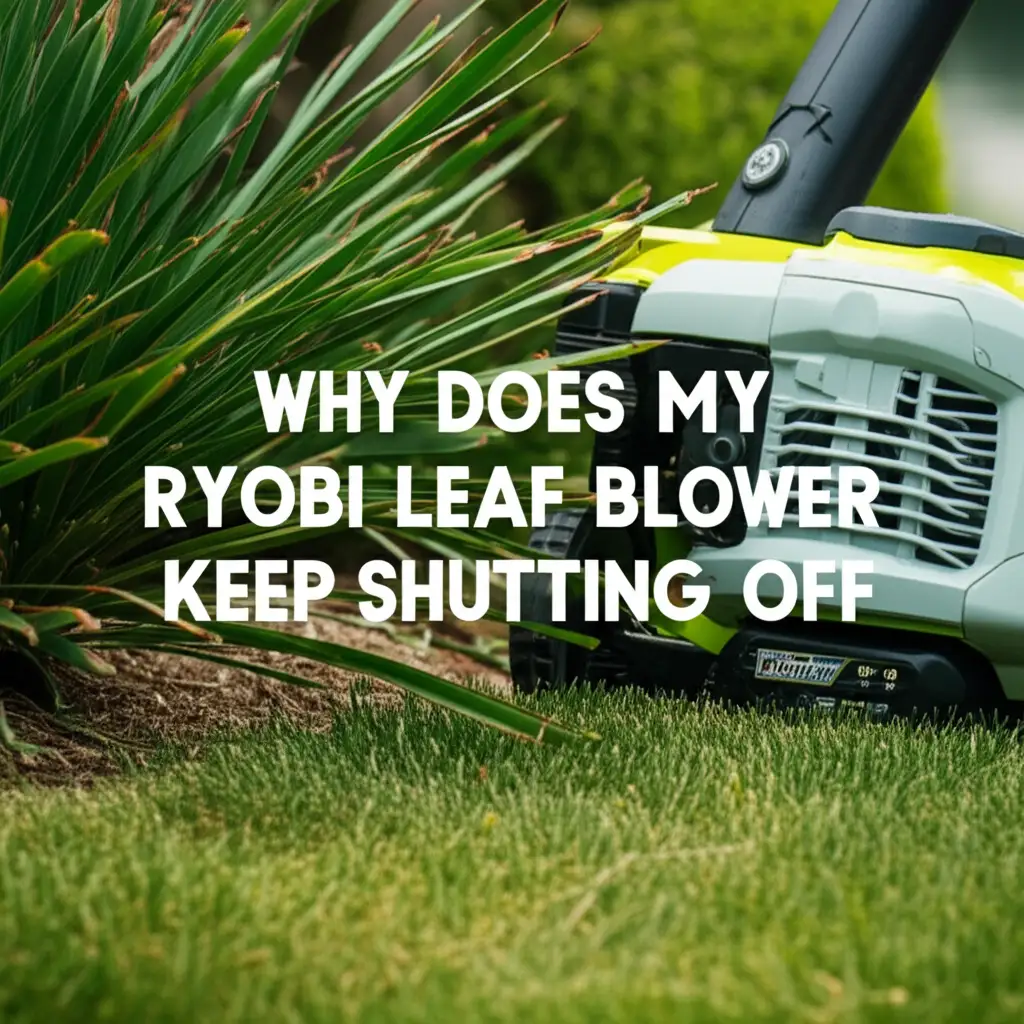 Why Does My Ryobi Leaf Blower Keep Shutting Off