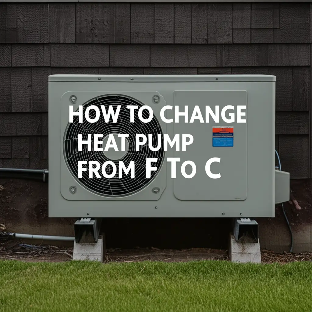 How To Change Heat Pump From F To C
