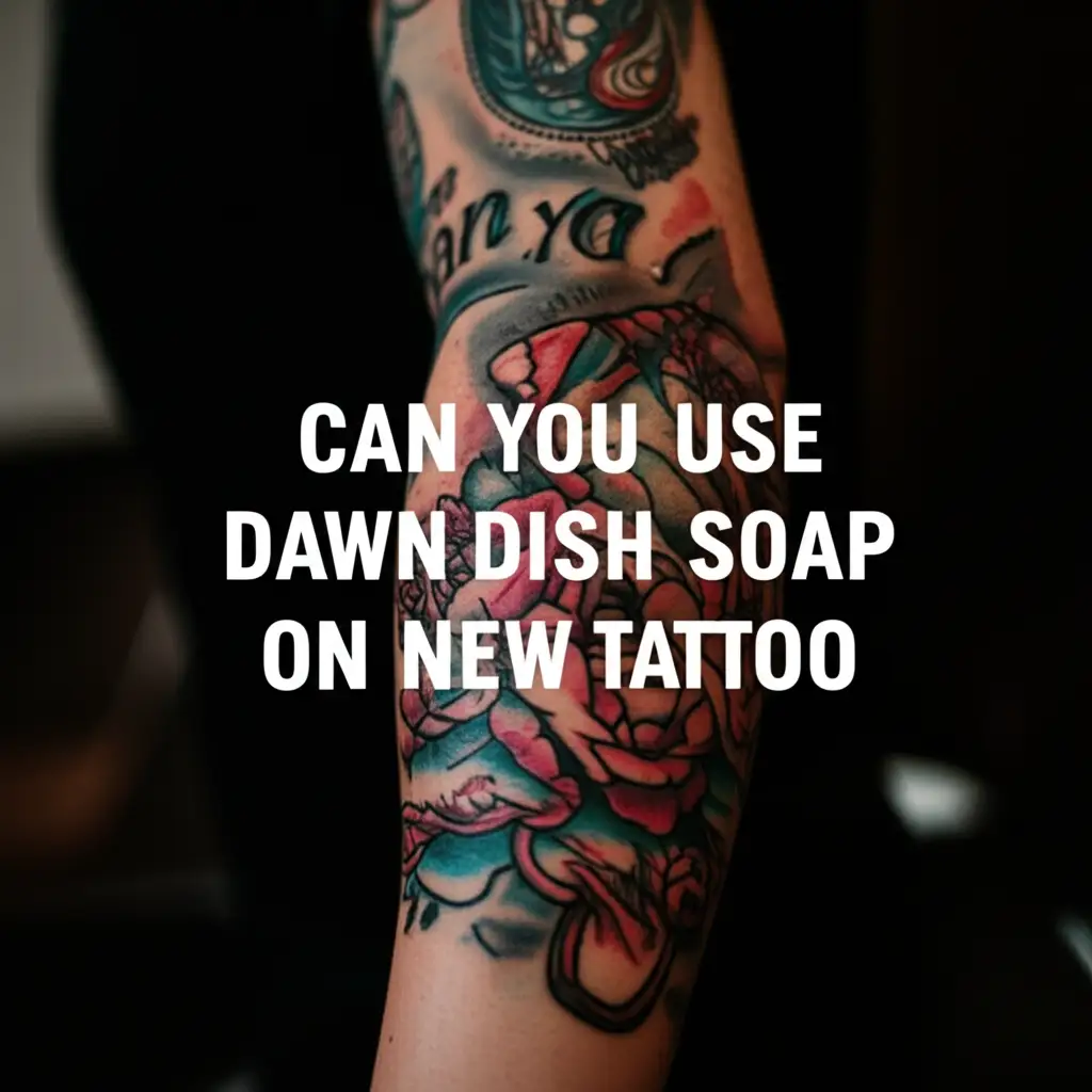 Can You Use Dawn Dish Soap On New Tattoo