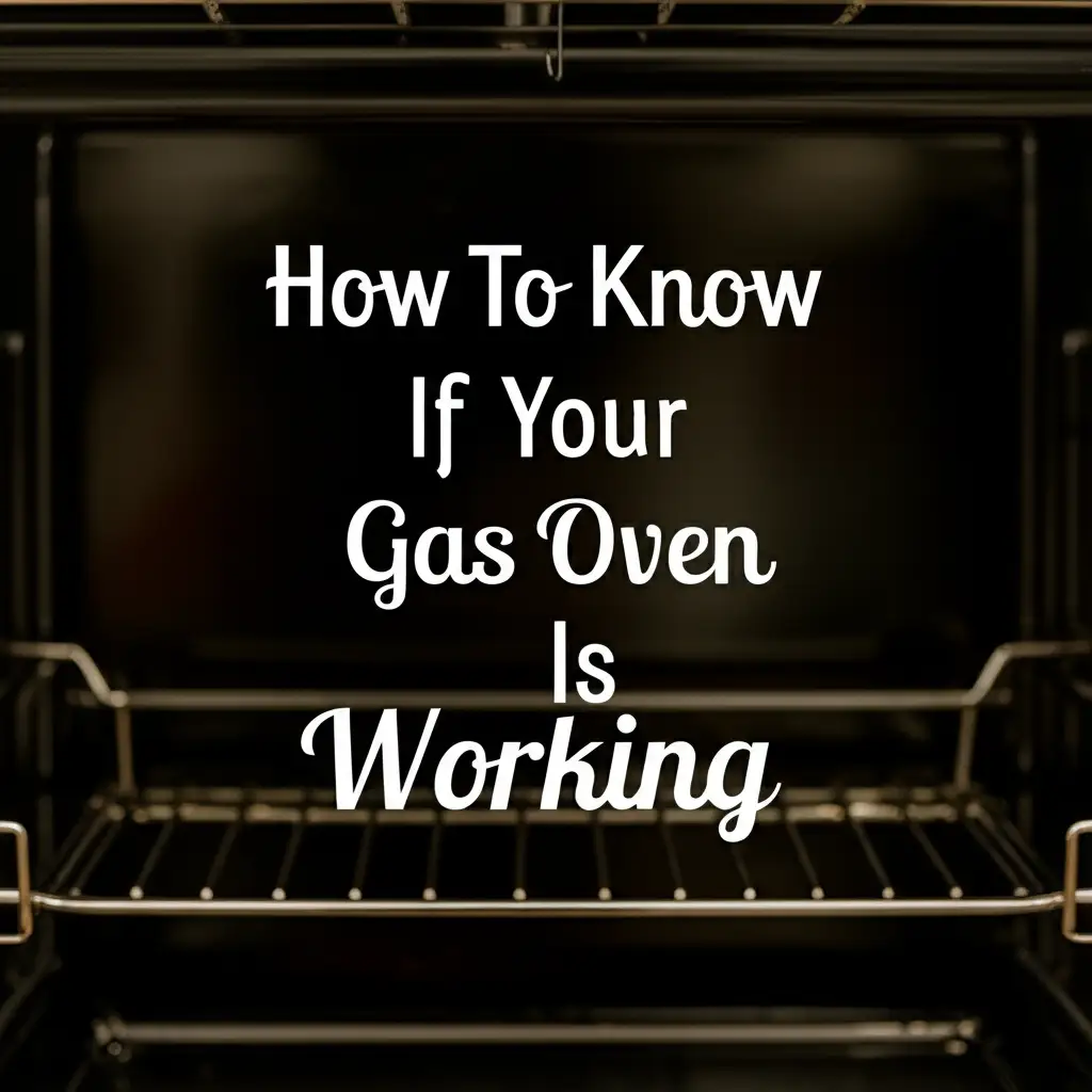 How To Know If Your Gas Oven Is Working