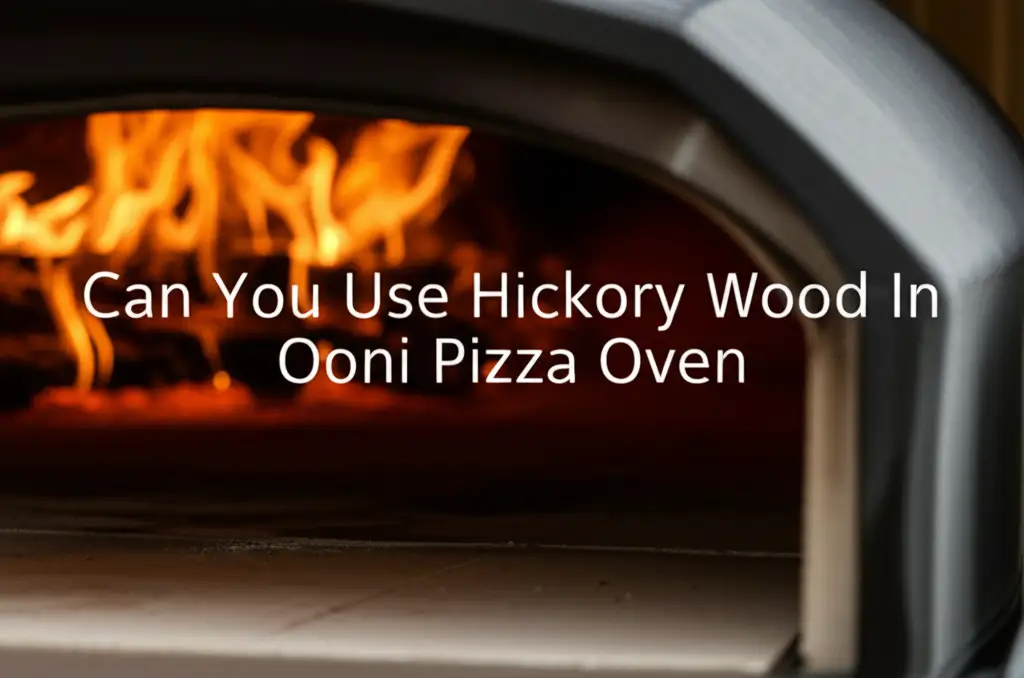 Can You Use Hickory Wood In Ooni Pizza Oven