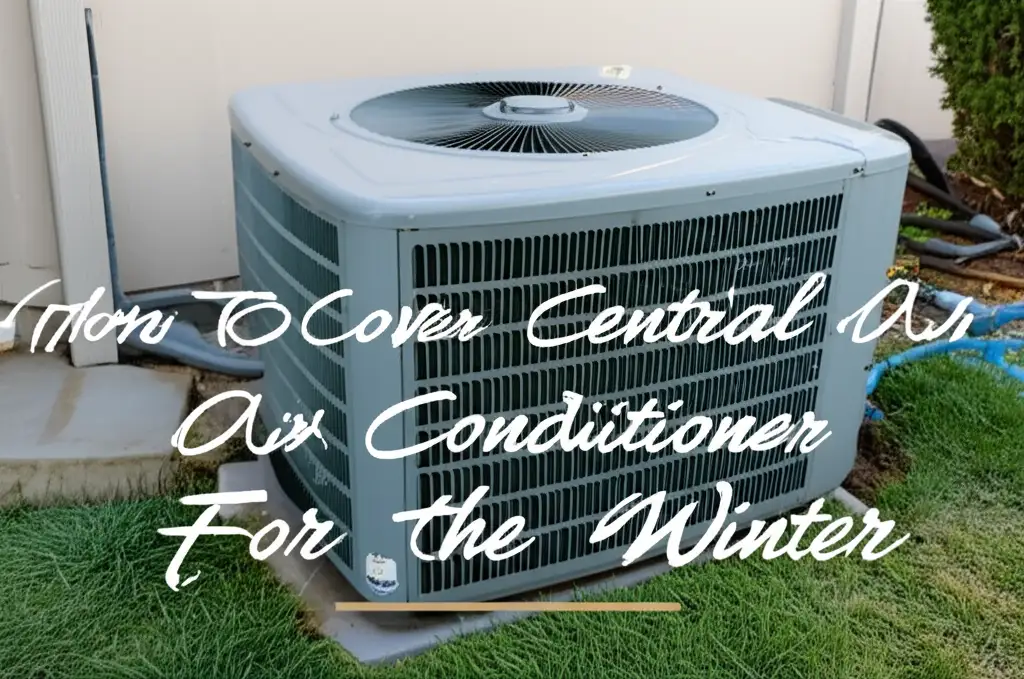How To Cover Central Air Conditioner For The Winter