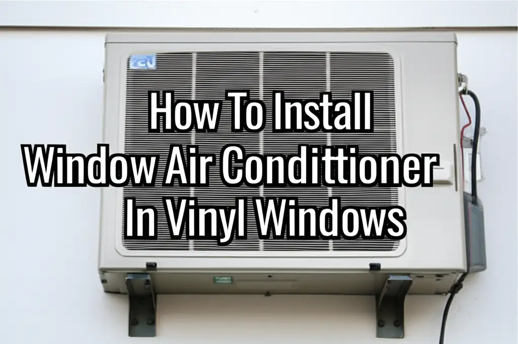How To Install Window Air Conditioner In Vinyl Windows
