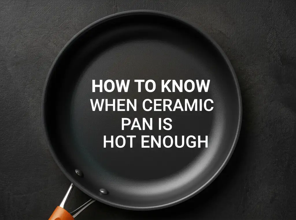 Learn precise methods for how to know when ceramic pan is hot enough, ensuring perfect cooking and protecting your cookware.
