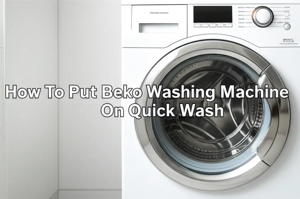 How To Put Beko Washing Machine On Quick Wash