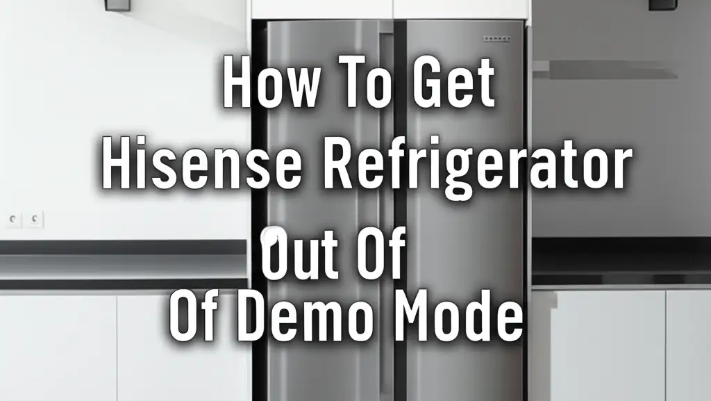 How To Get Hisense Refrigerator Out Of Demo Mode