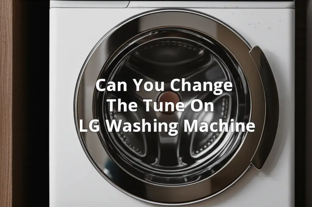 Can You Change The Tune On Lg Washing Machine