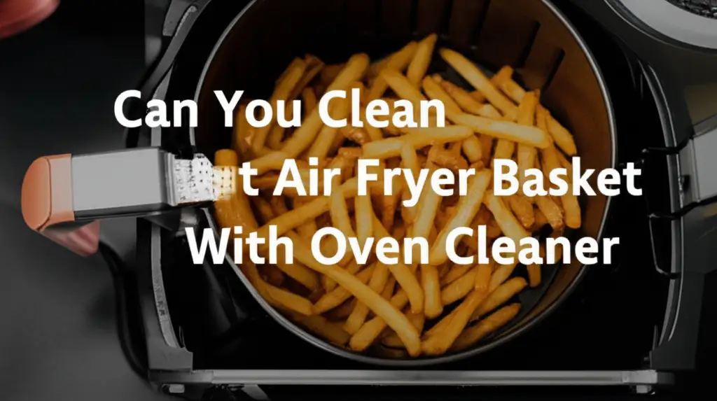 Can You Clean Air Fryer Basket With Oven Cleaner