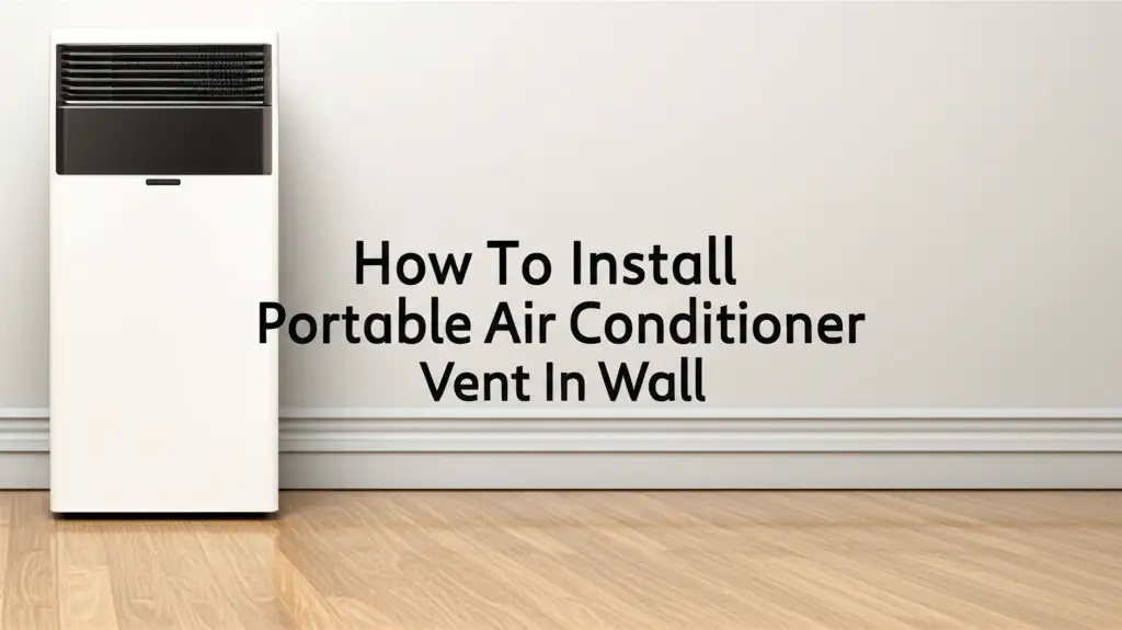 How To Install Portable Air Conditioner Vent In Wall