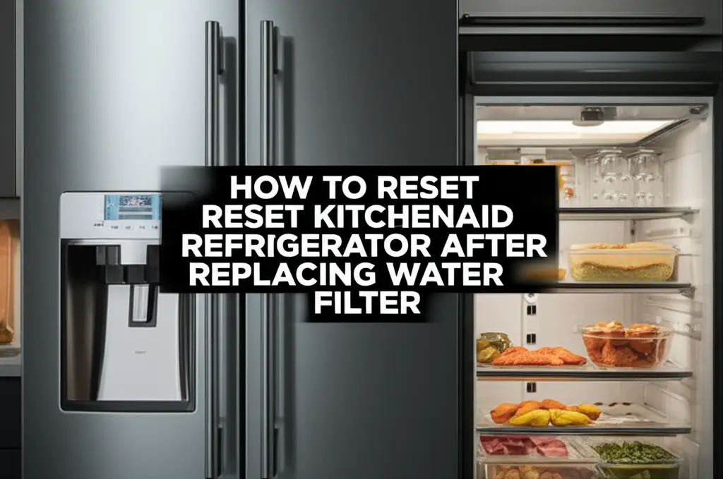 How To Reset Kitchenaid Refrigerator After Replacing Water Filter