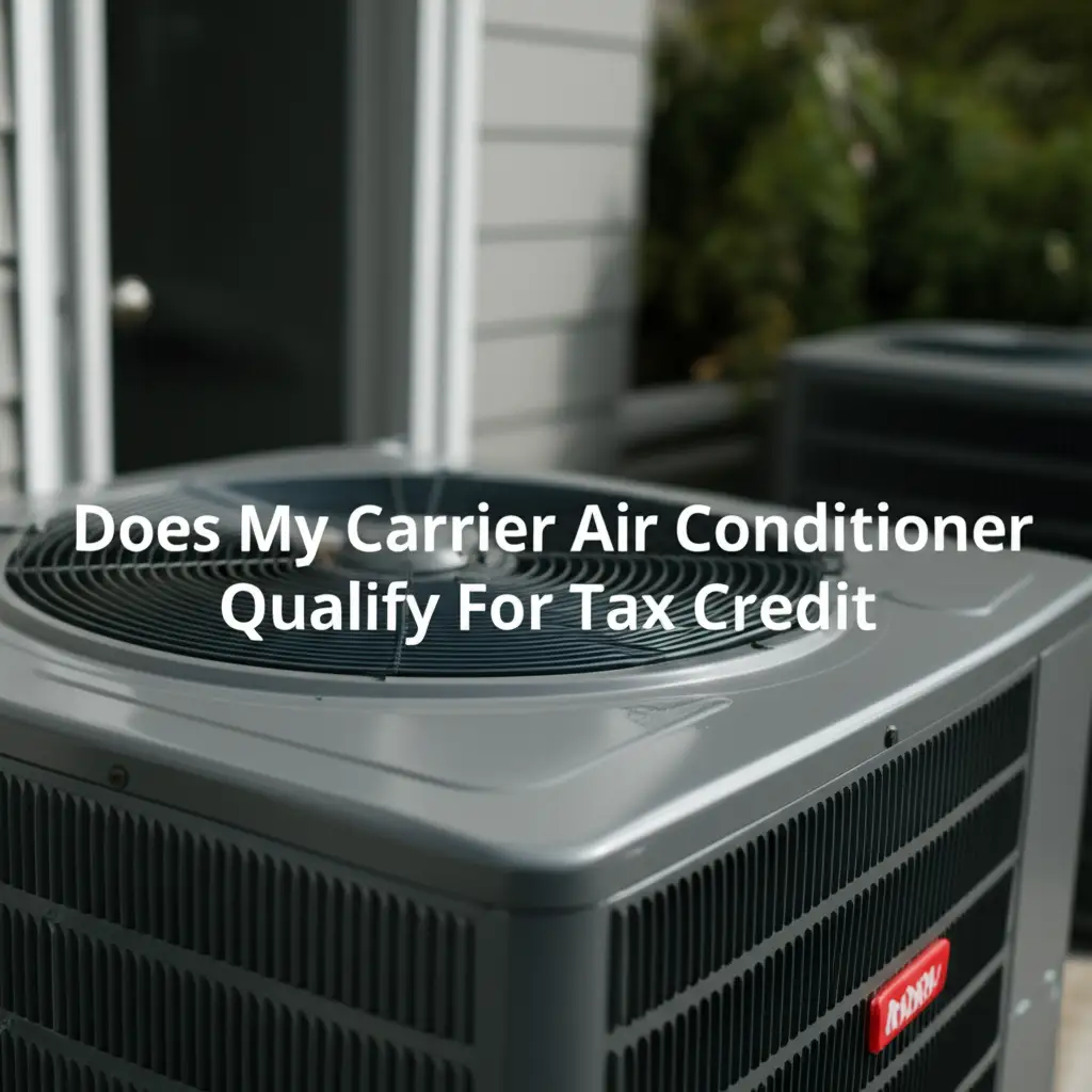 Does My Carrier Air Conditioner Qualify For Tax Credit