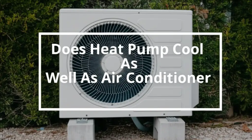 Does Heat Pump Cool As Well As Air Conditioner