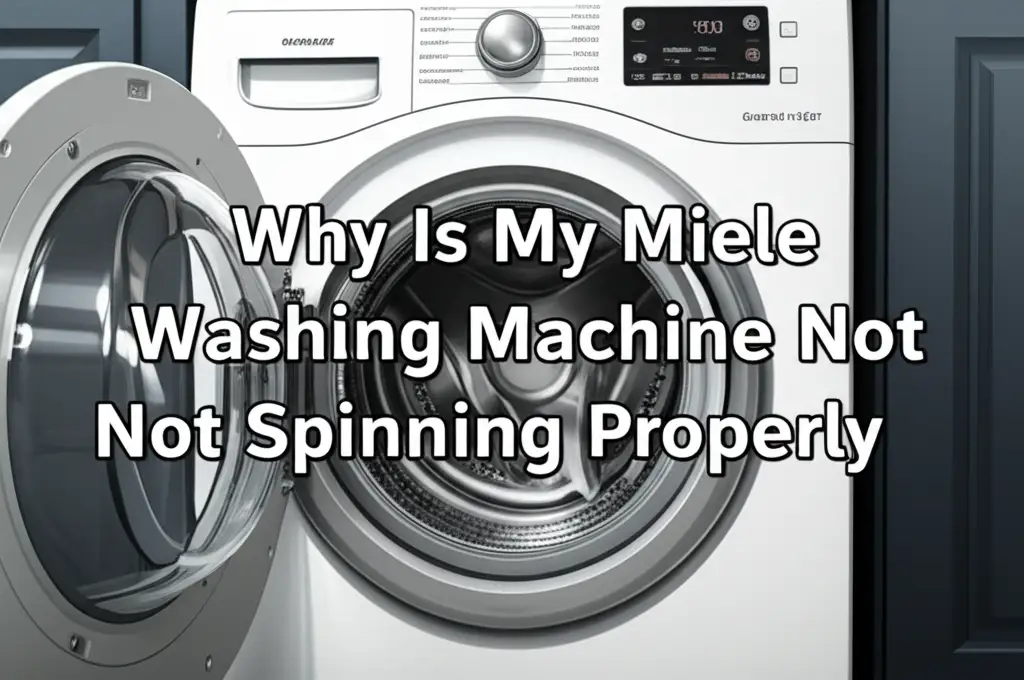 Is your Miele washing machine not spinning properly? Discover common reasons and effective DIY solutions for spin cycle issues and proper function.