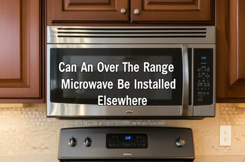 Can An Over The Range Microwave Be Installed Elsewhere