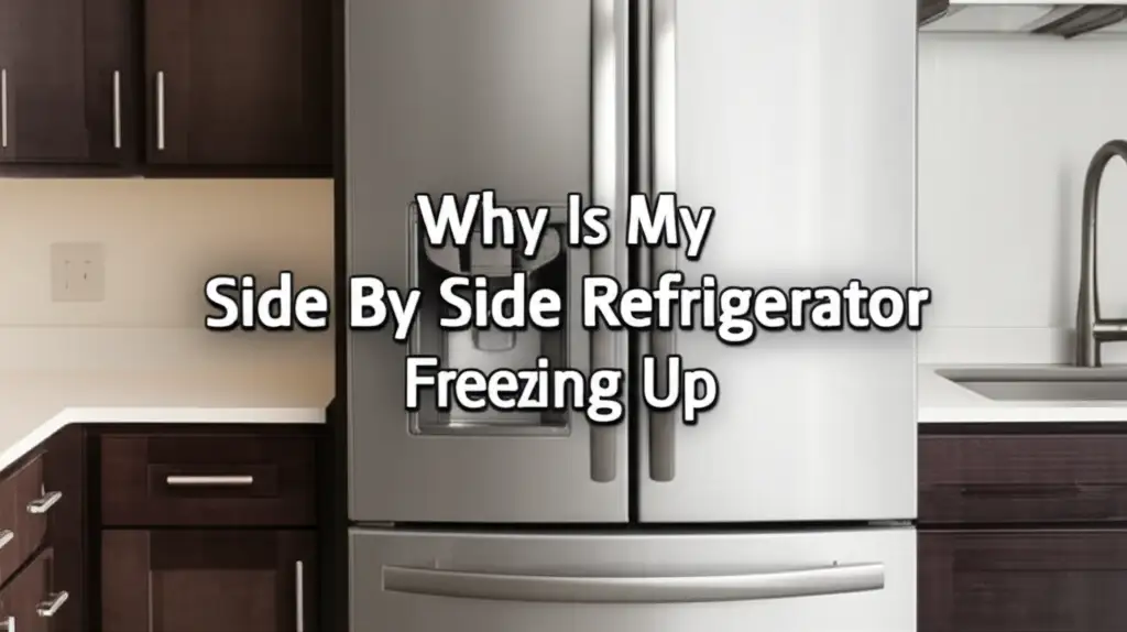 Why Is My Side By Side Refrigerator Freezing Up