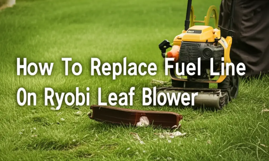 How To Replace Fuel Line On Ryobi Leaf Blower