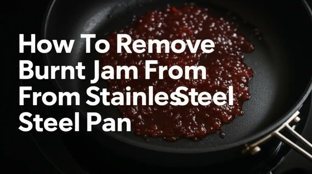 How To Remove Burnt Jam From Stainless Steel Pan