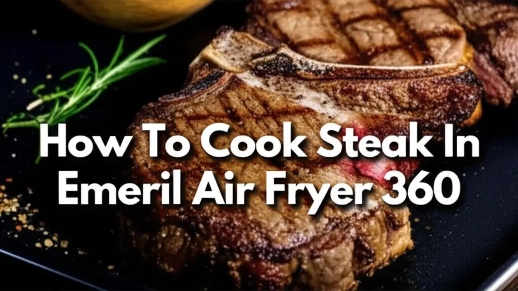 How To Cook Steak In Emeril Air Fryer 360