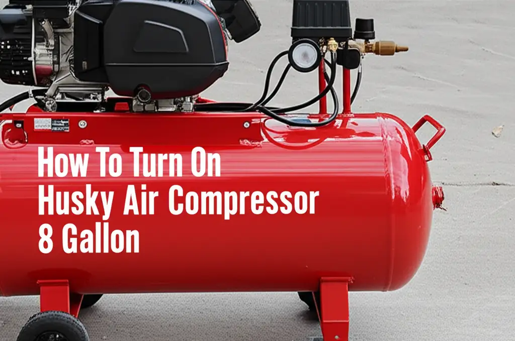 How To Turn On Husky Air Compressor 8 Gallon