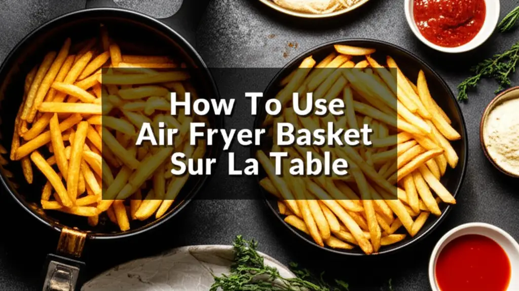 How To Use Air Fryer Basket Sur La Table