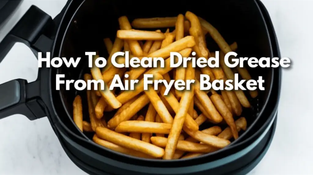 How To Clean Dried Grease From Air Fryer Basket