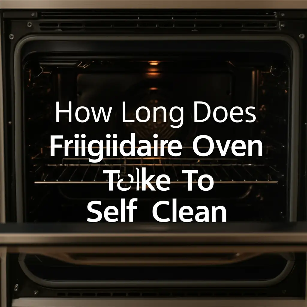 How Long Does Frigidaire Oven Take To Self Clean