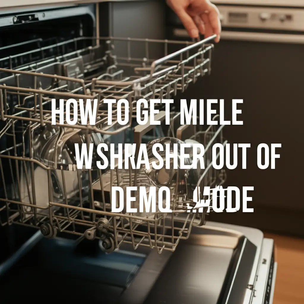 How To Get Miele Dishwasher Out Of Demo Mode