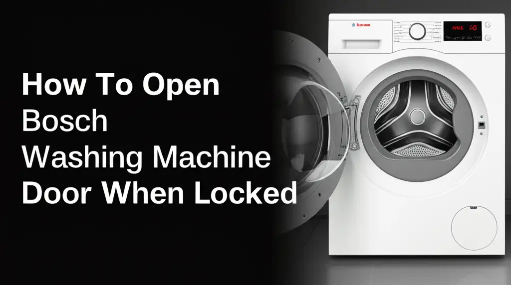 How To Open Bosch Washing Machine Door When Locked
