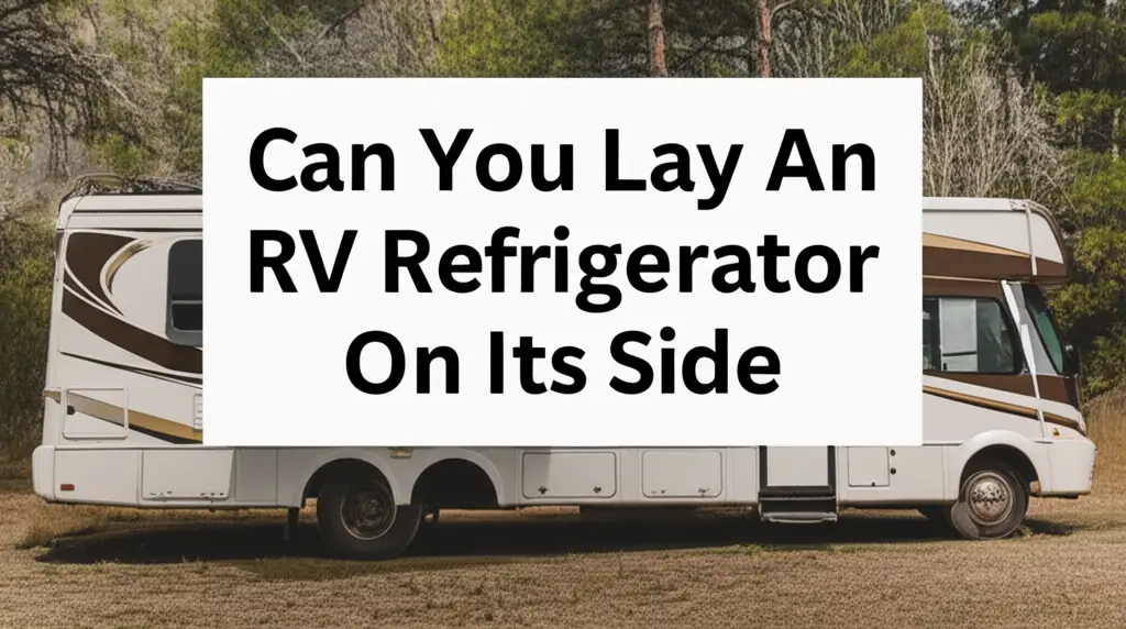 Can You Lay An Rv Refrigerator On Its Side