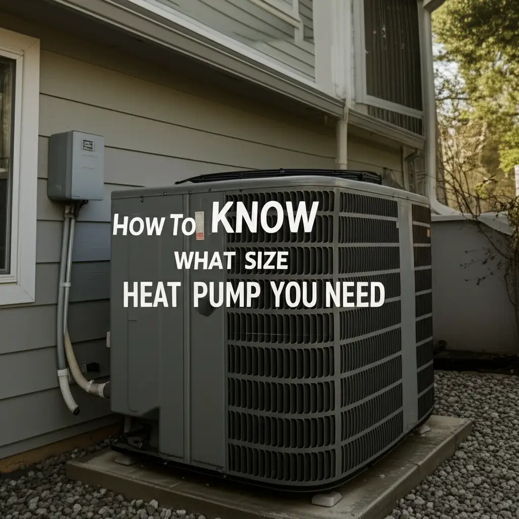 How To Know What Size Heat Pump You Need