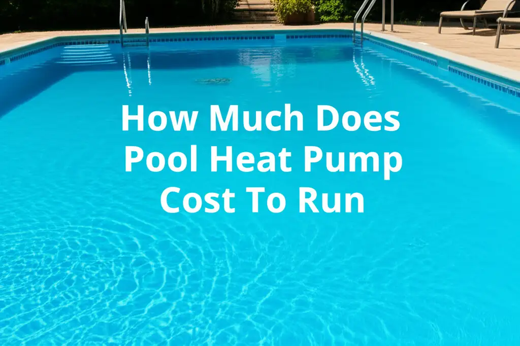 How Much Does Pool Heat Pump Cost To Run