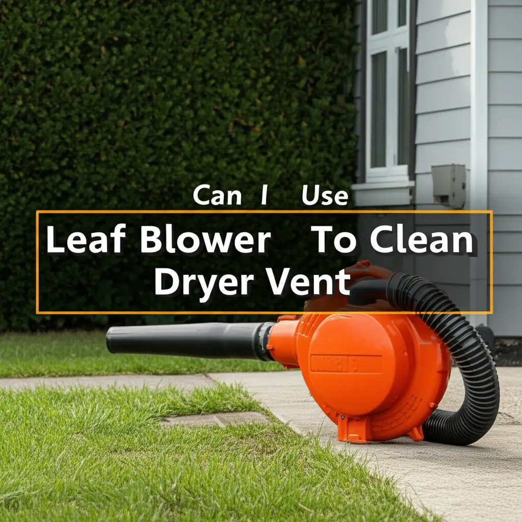 Can I Use Leaf Blower To Clean Dryer Vent
