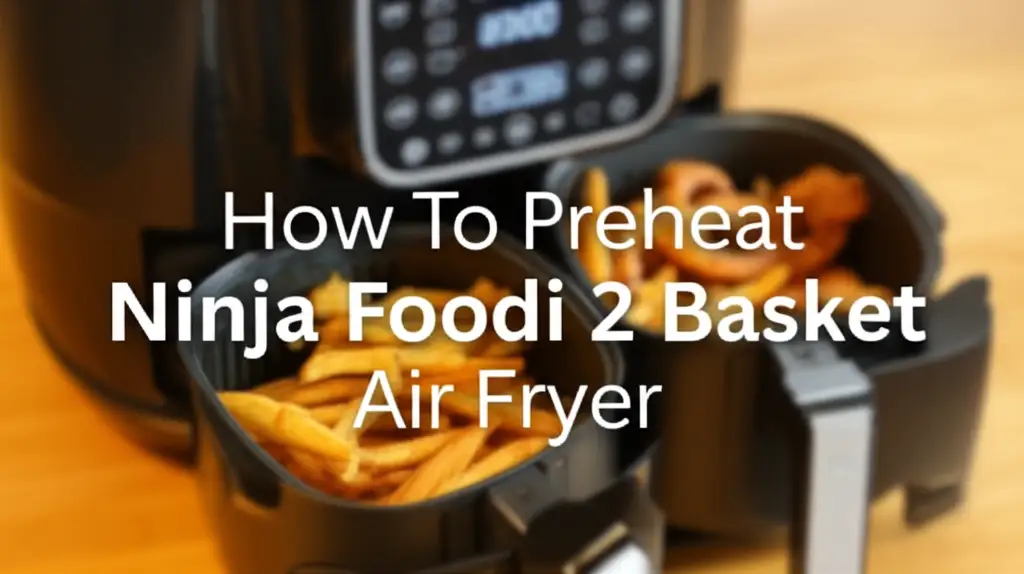 How To Preheat Ninja Foodi 2 Basket Air Fryer