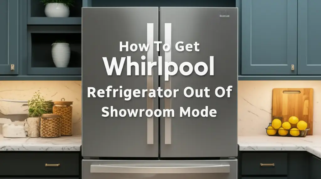 How To Get Whirlpool Refrigerator Out Of Showroom Mode
