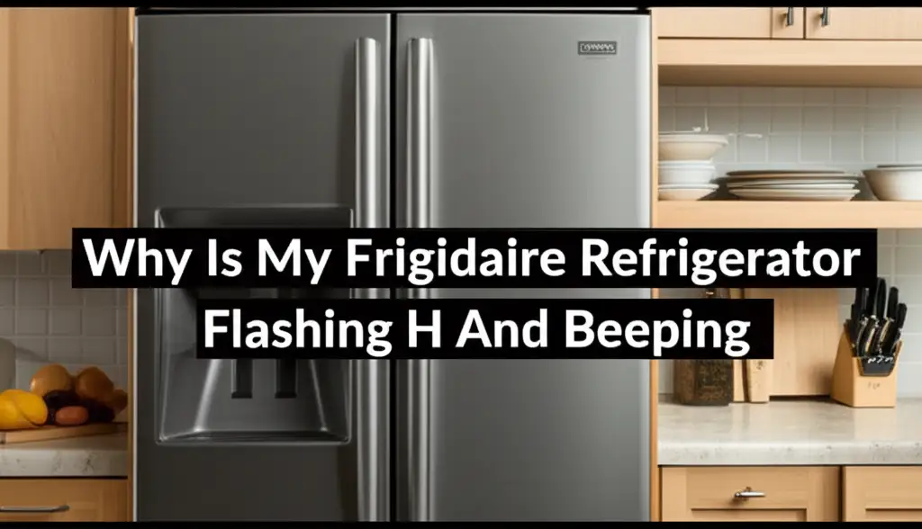 Why Is My Frigidaire Refrigerator Flashing H And Beeping