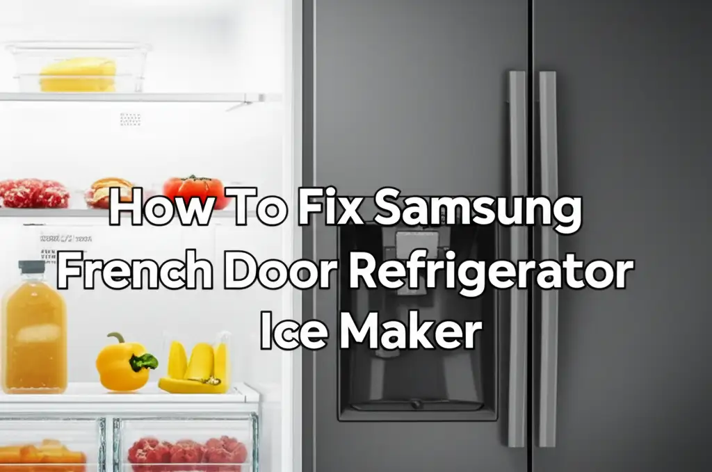 Learn to troubleshoot and fix common Samsung French Door refrigerator ice maker issues. Solve problems like no ice, freezing, and dispenser malfunctions.