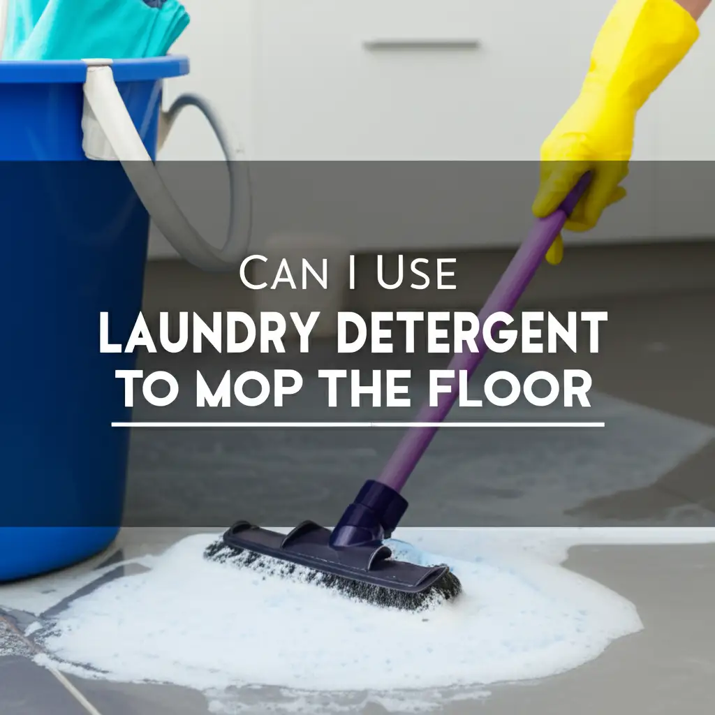 Can I Use Laundry Detergent To Mop The Floor