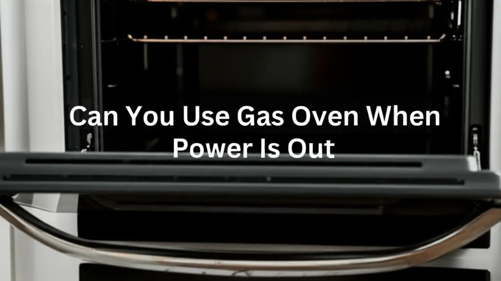 Can You Use Gas Oven When Power Is Out